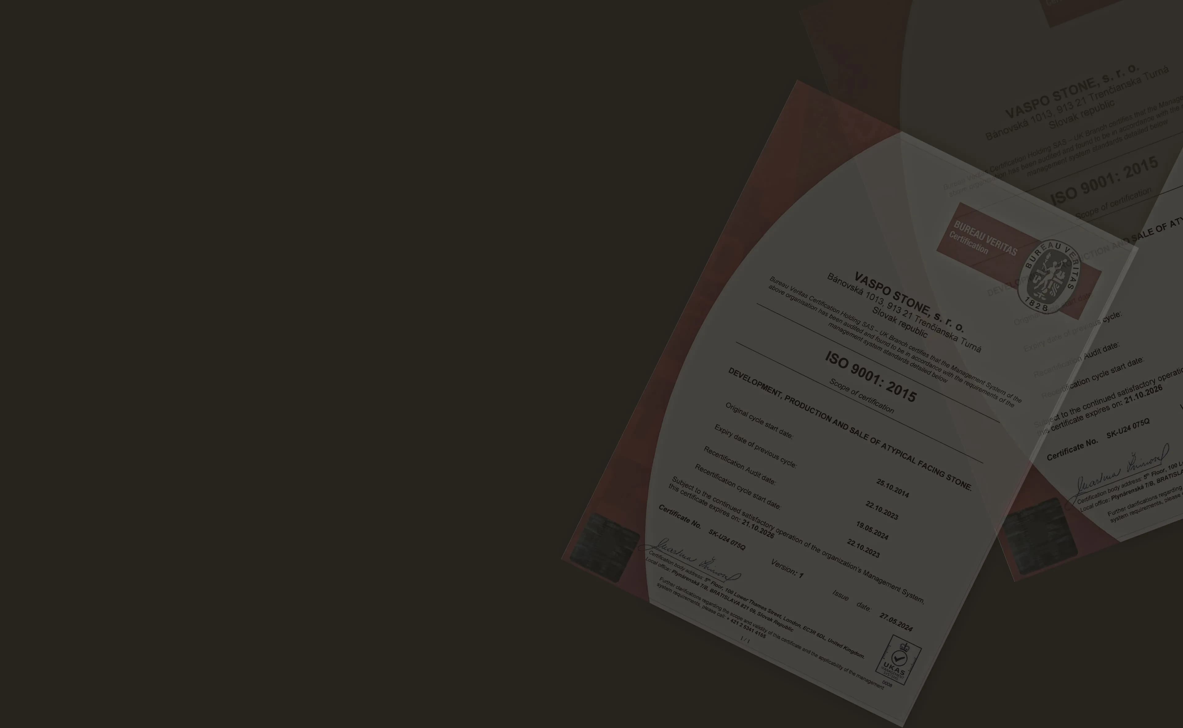 Certifikáty a ISO